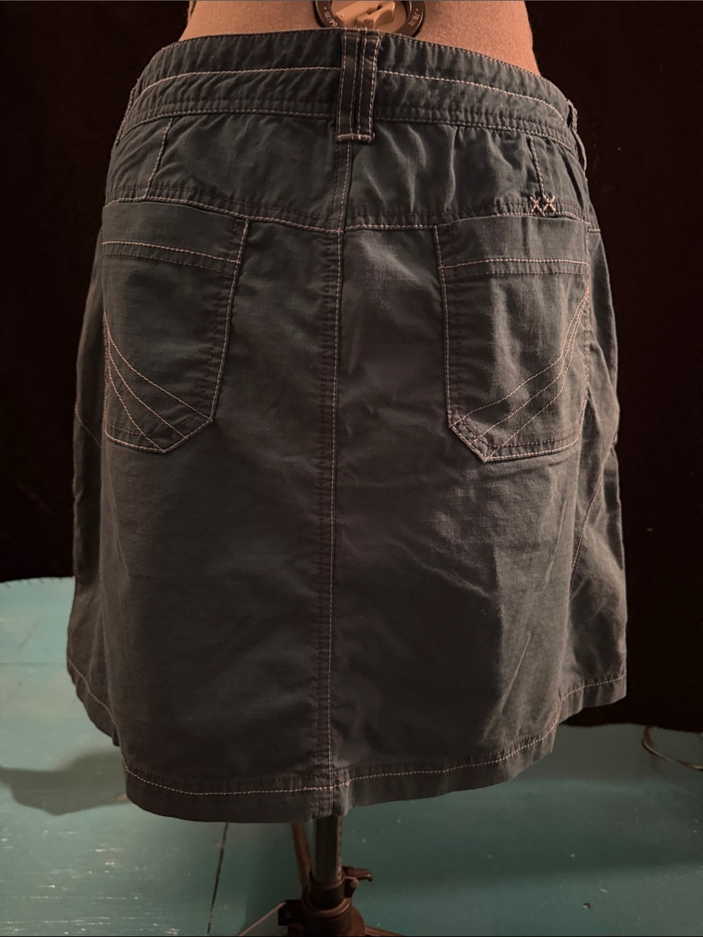Title Nine Teal Utility Skirt - Picture 3 of 8